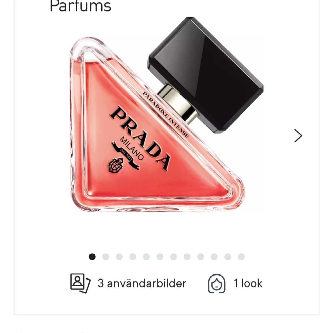 Parfym, Prada paradoxe intense