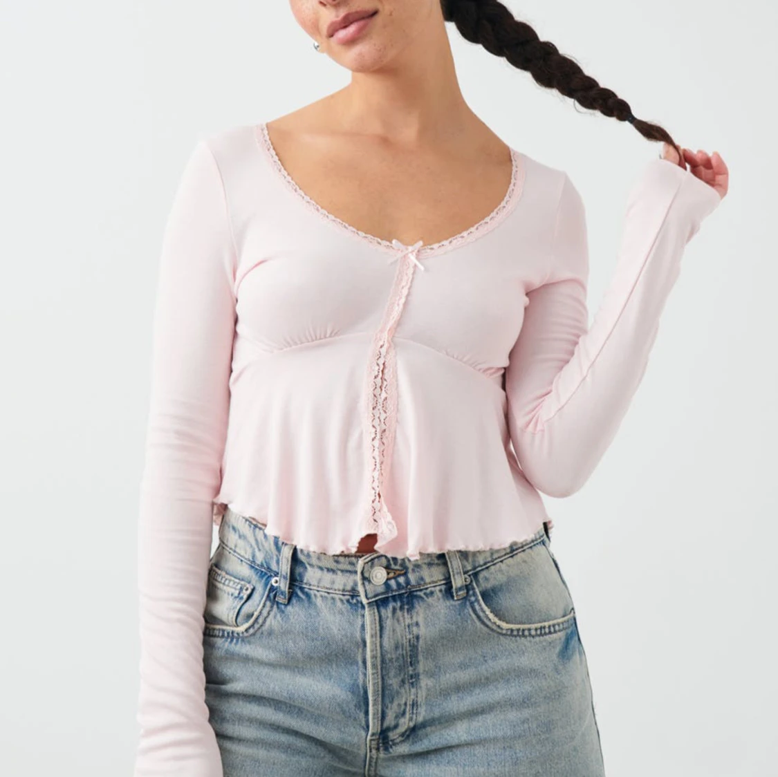 Rosa Gina Tricot tröja💕