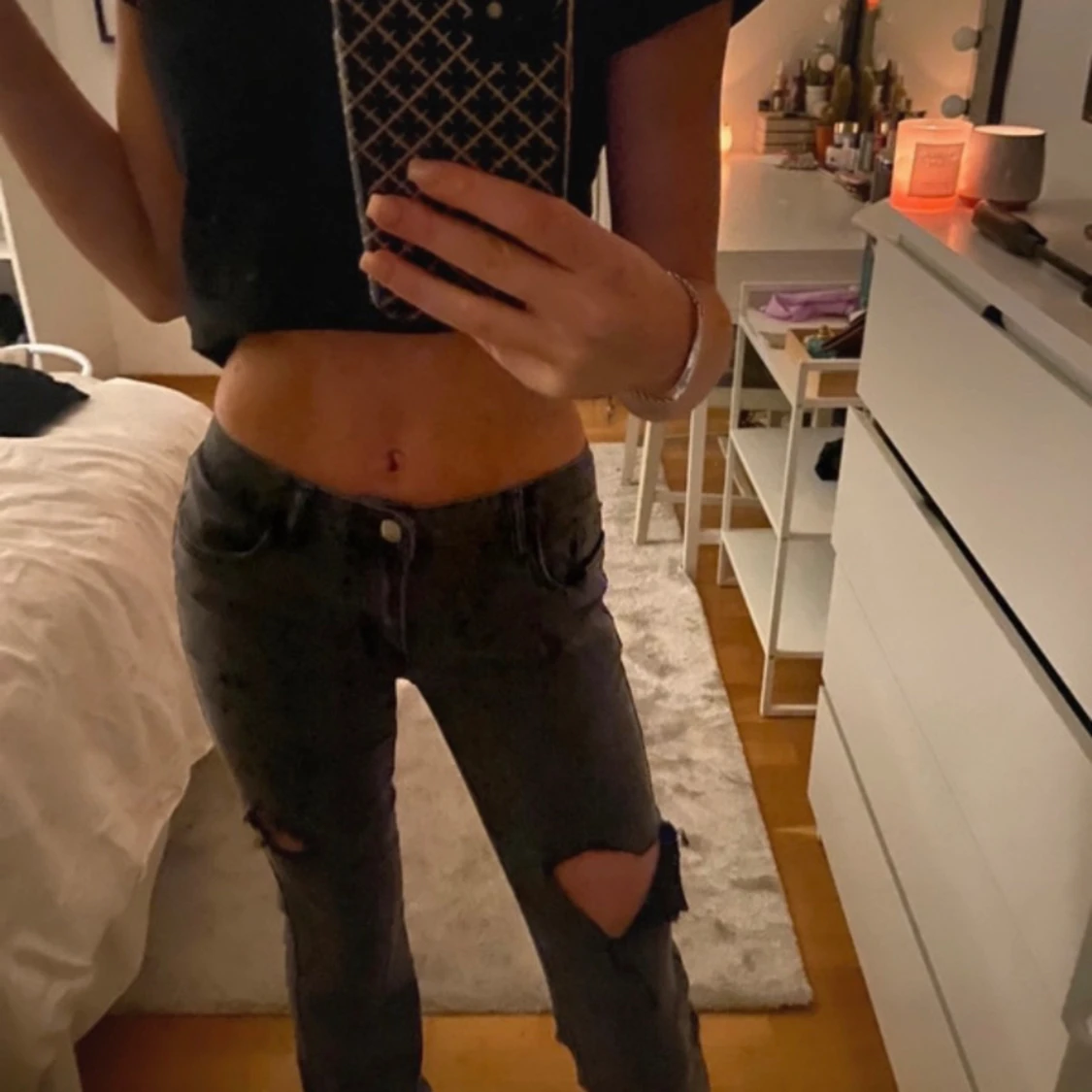 Lågmidjade bootcut jeans ❤️🔥❤️🔥