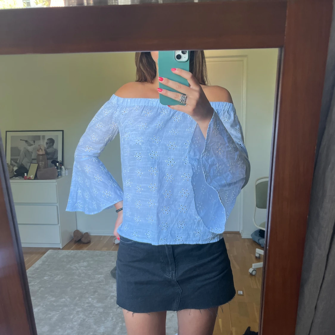Off shoulder blus 