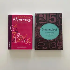 2 st numerologi böcker 
