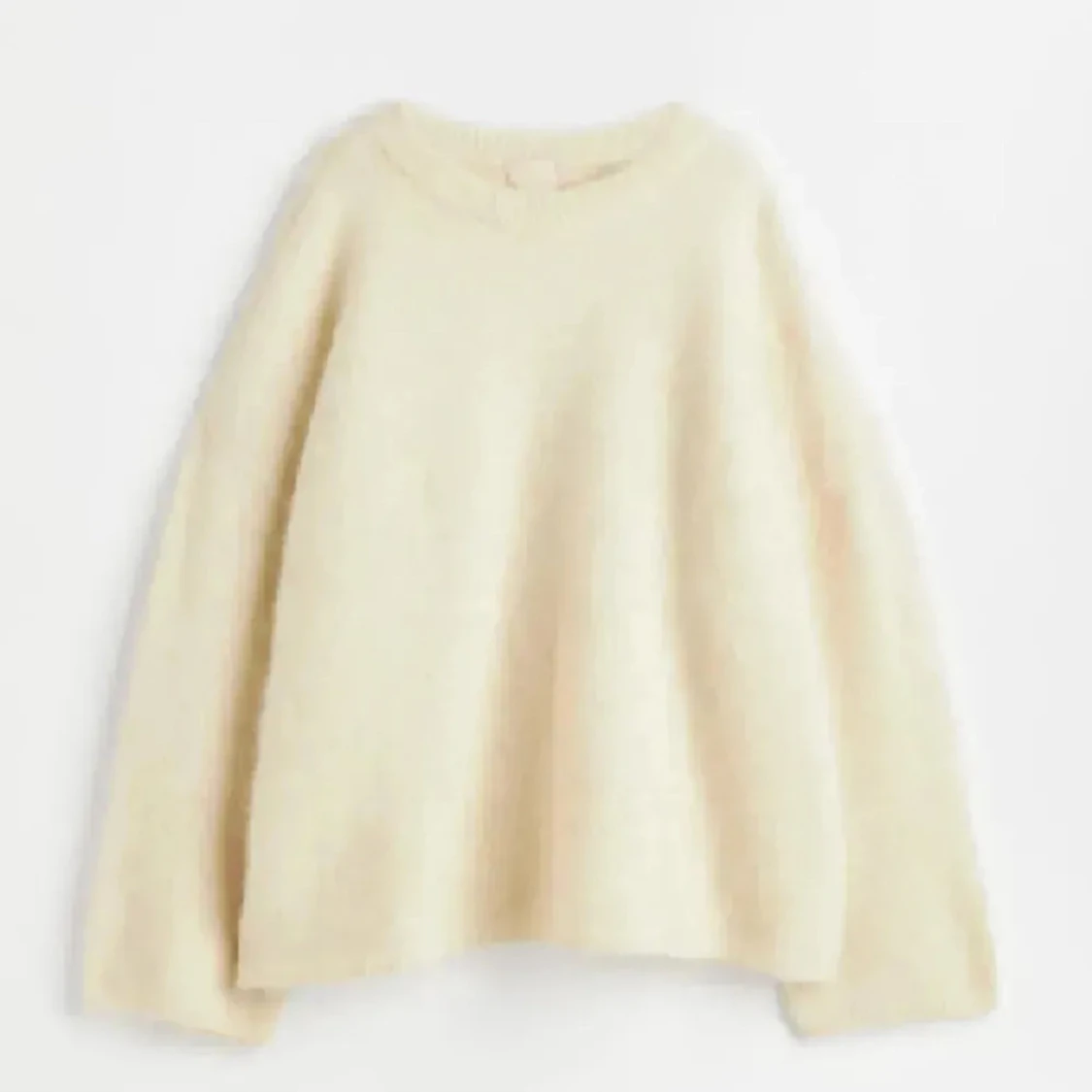 vit stickad tröja - 90