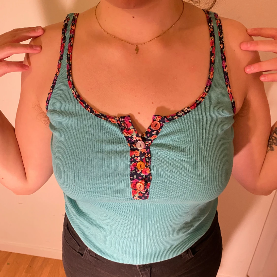 Linne m blomsterdetaljer