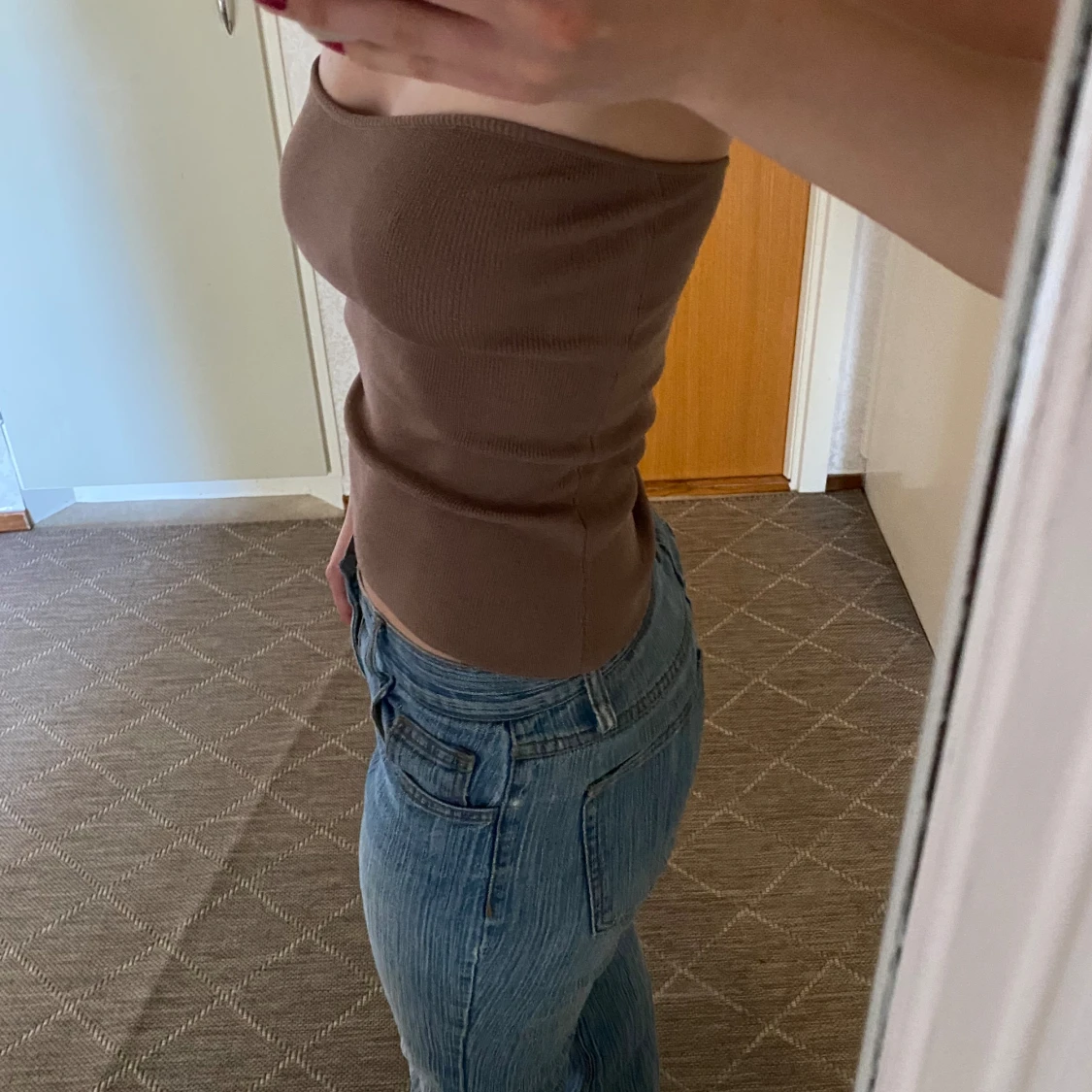 Ribbad tubetopp  - 90