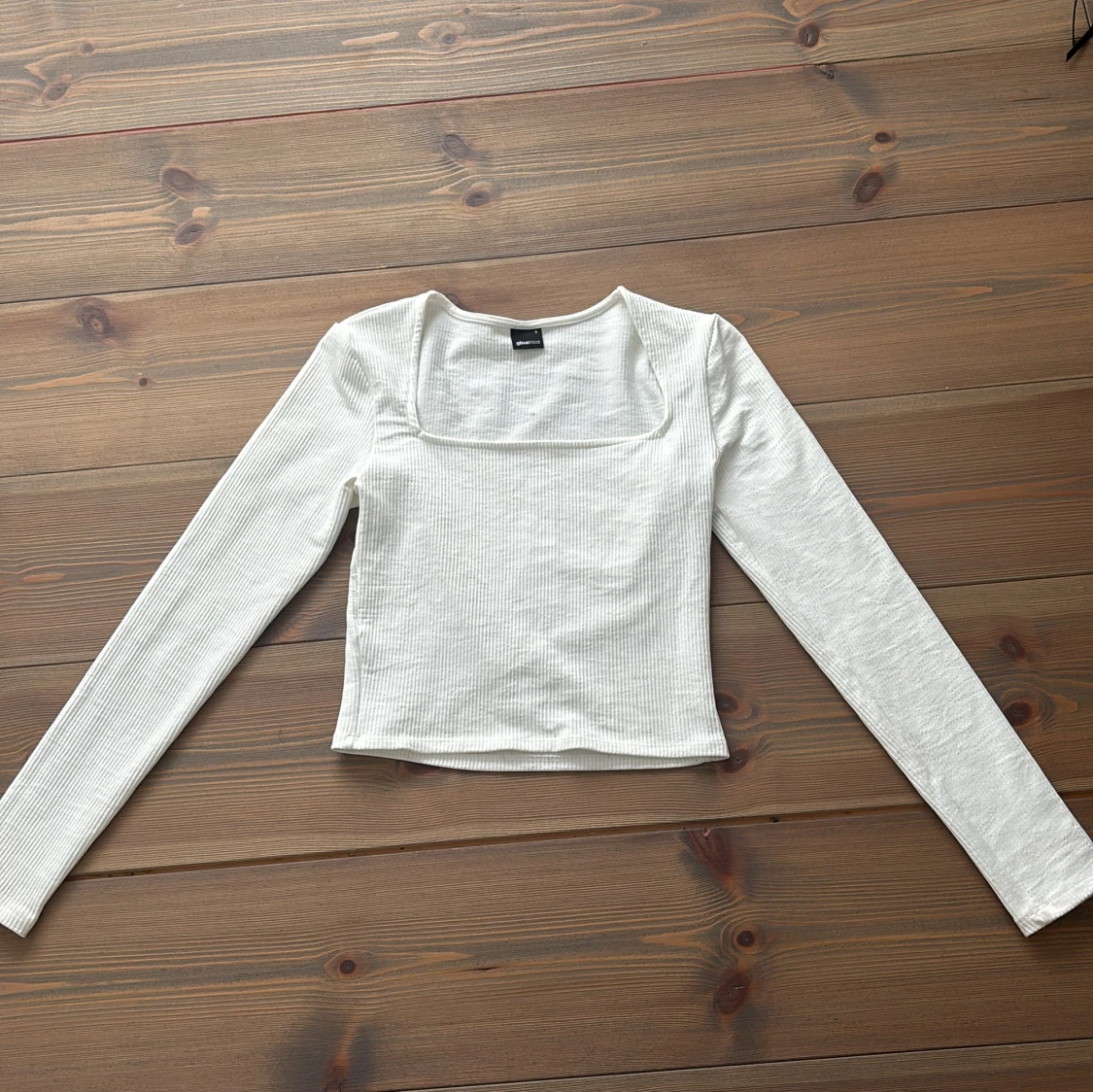 Vit långärmad tröja 🎀 - 90