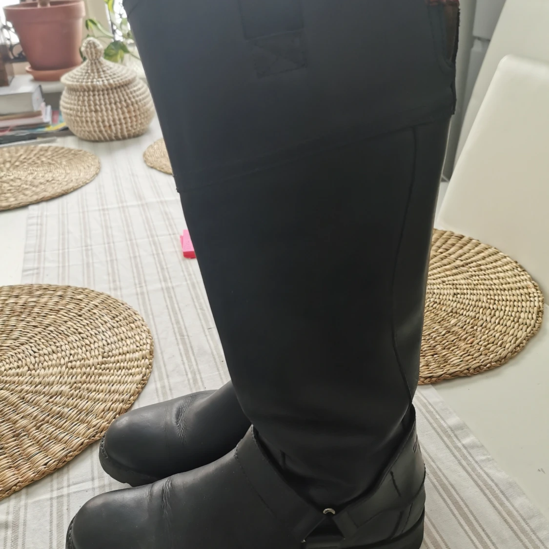 Gant läderstövlar 38