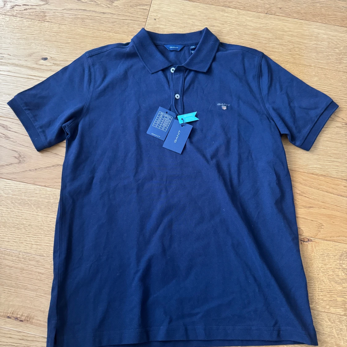 Gant piké mörkblå