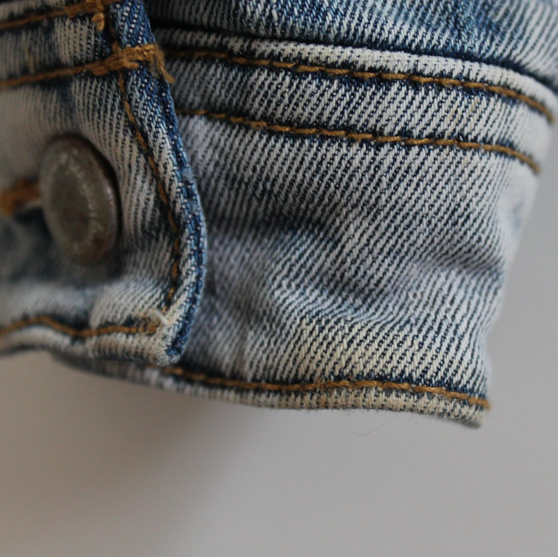 Croppad jeansjacka - 91