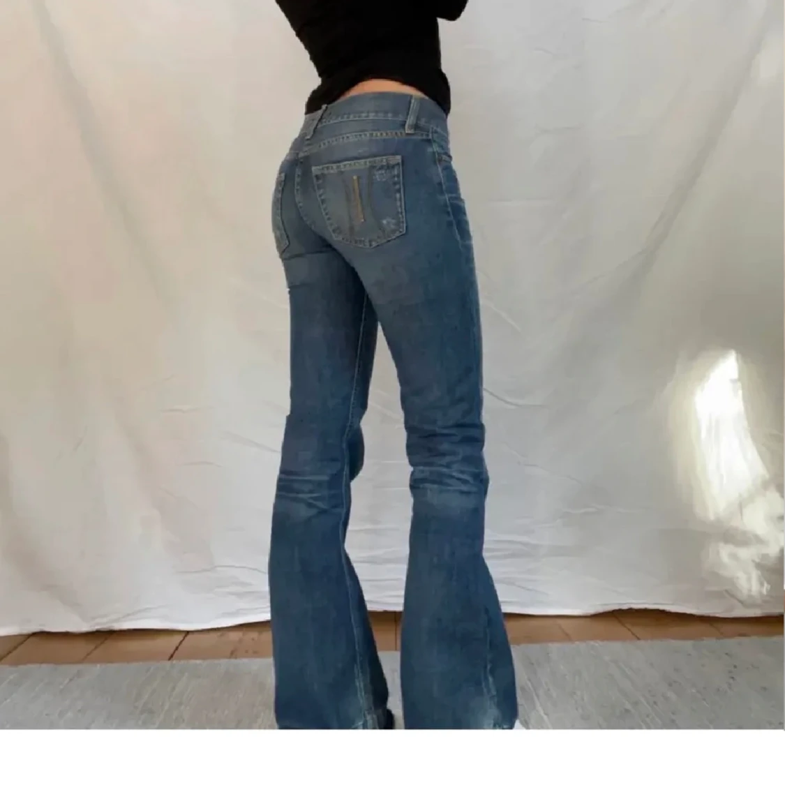Lågmidjade bootcut jeans  - 90
