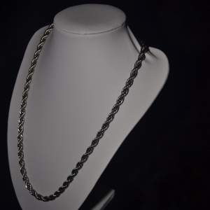 CORDELL SET SILVER (Armband och halsband (Silverplaterad) Halsband : 7MM - 60CM Armband 6MM - 20CM