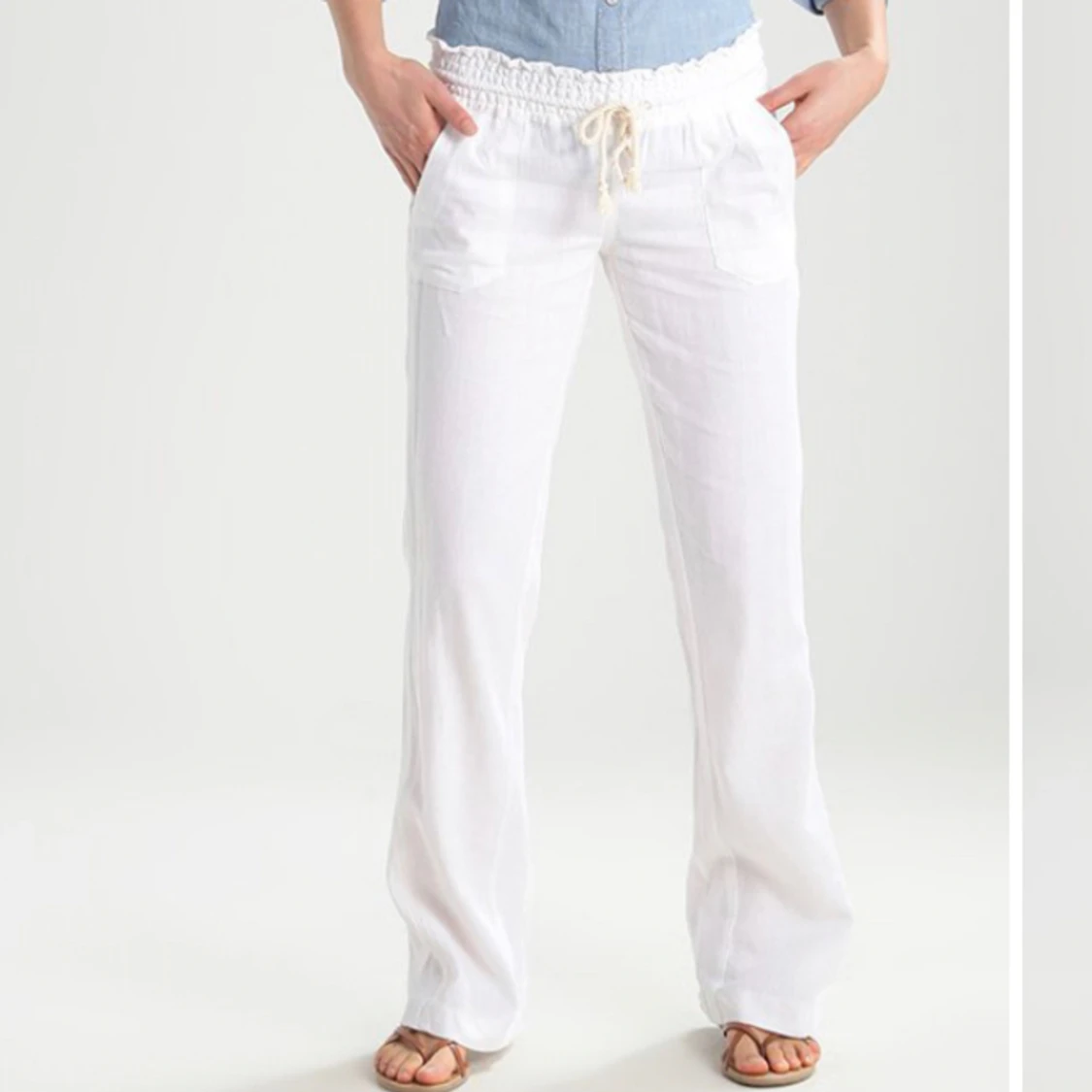 Vita Roxy Linnebyxor - 90