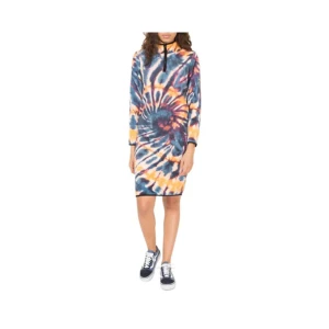 Stussy Oxygen Polar Flecce Dress Multi - Tjena👋Säljer En Stussy Fleece Klänning Med Färgen Tie Dye👗Storleken Är S📏Skicket Är Som Ny Skick🥳Frakten Står Köparen För, Kan Mötas i Gbg🏙️