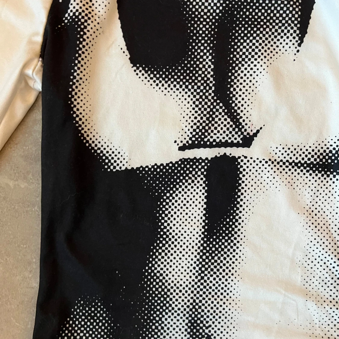 Långamrad tröja med tryck💖 - 90