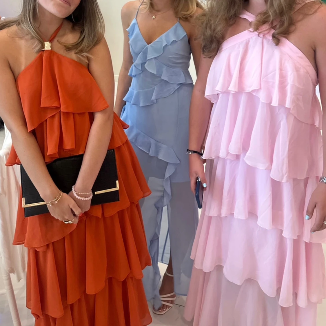 Blå långklänning  - 90