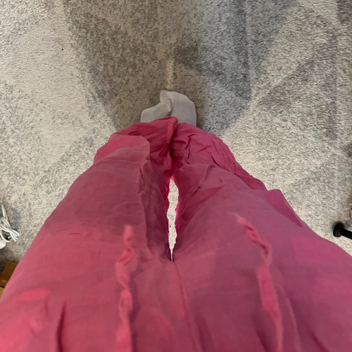 Rosa linnebyxor från Gina tricot  - 90