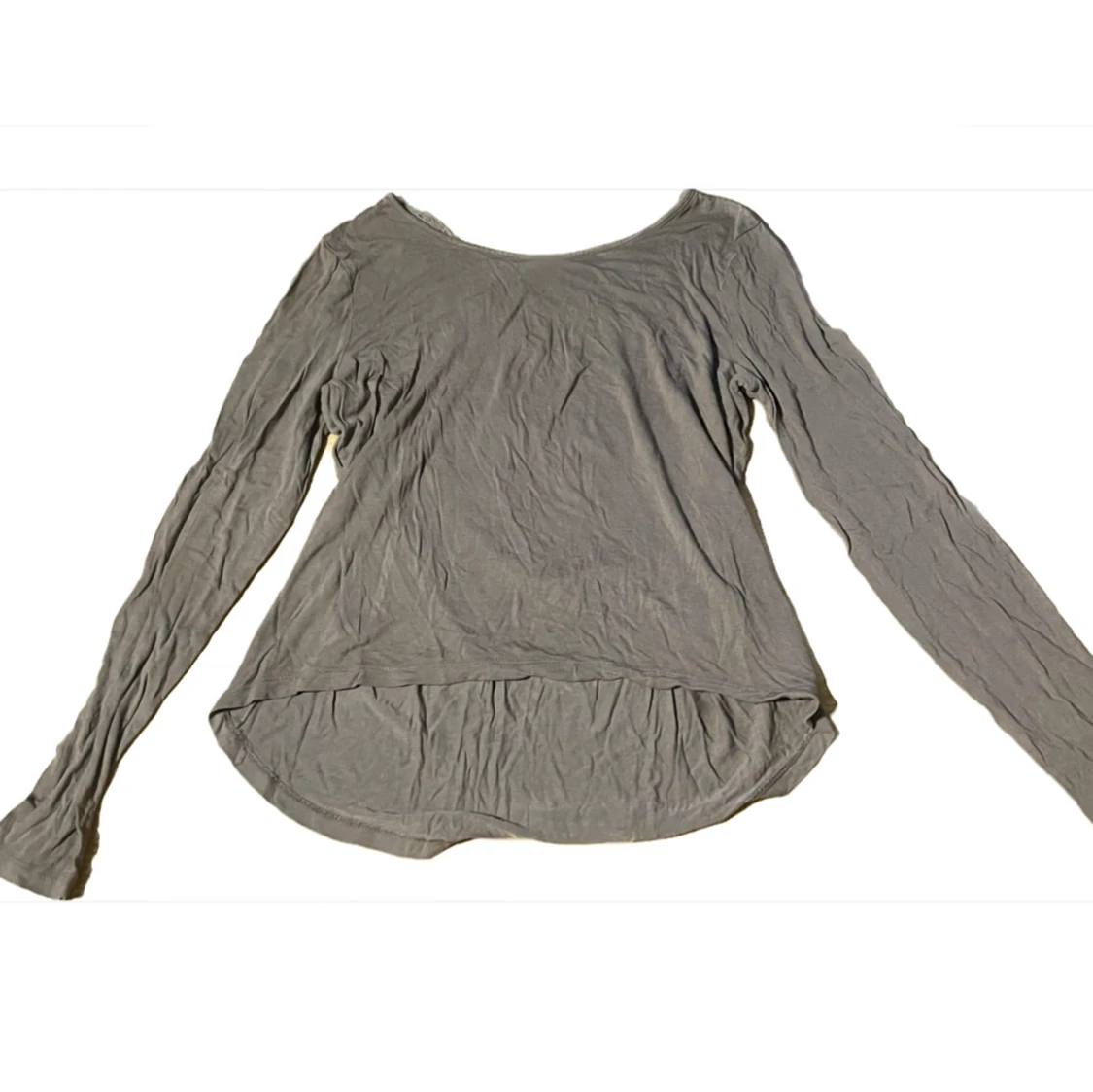 Långärmad, fin baksida 