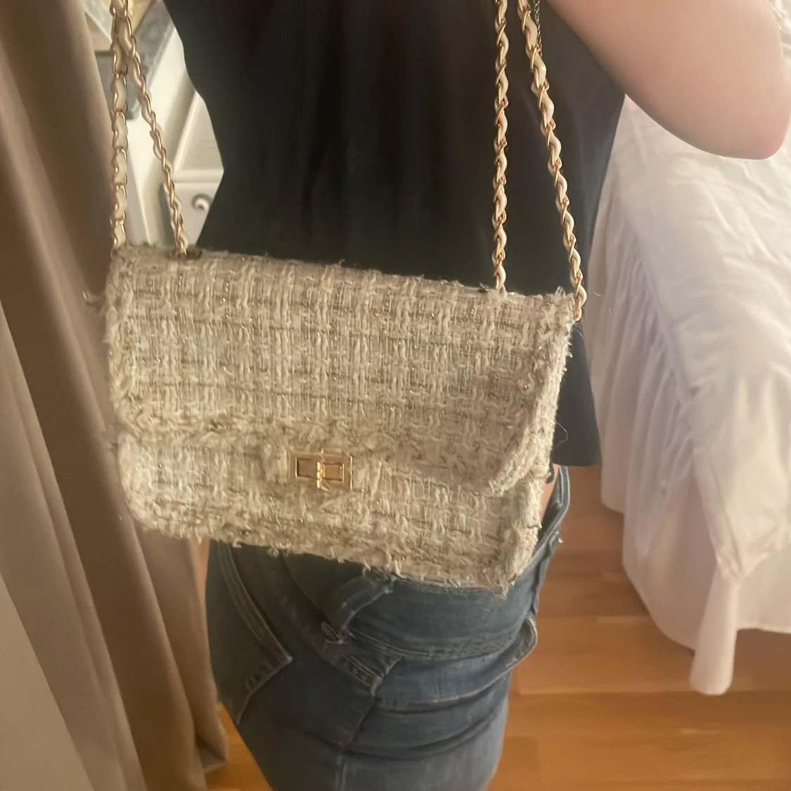 Vit Handväska  - 90