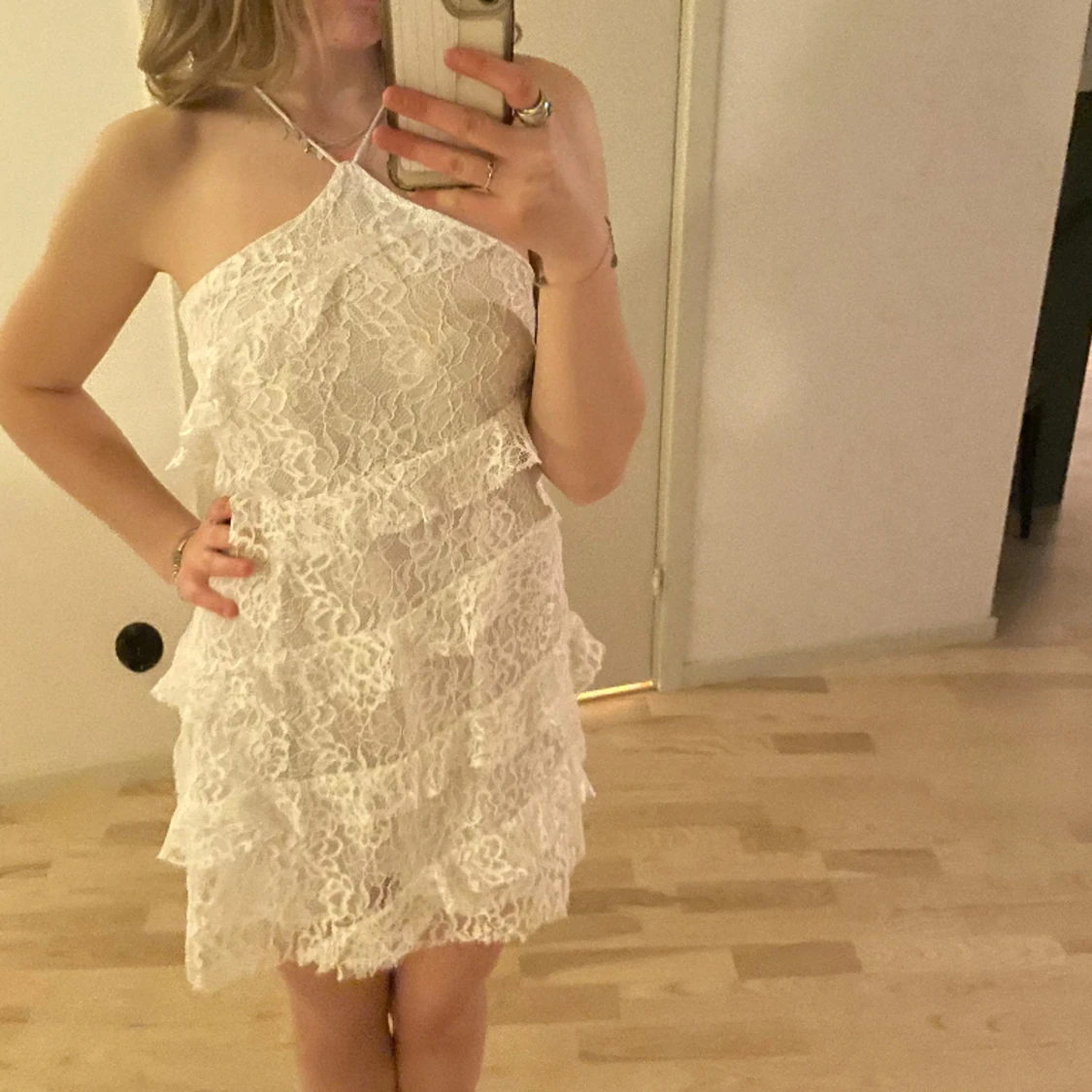 Studentklänning i spets