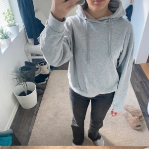 Hoodie - Så fin ljusgrå hoodie i jättebra skick!! Endast använd ett fåtal gånger, sitter supersnyggt ⭐️⭐️