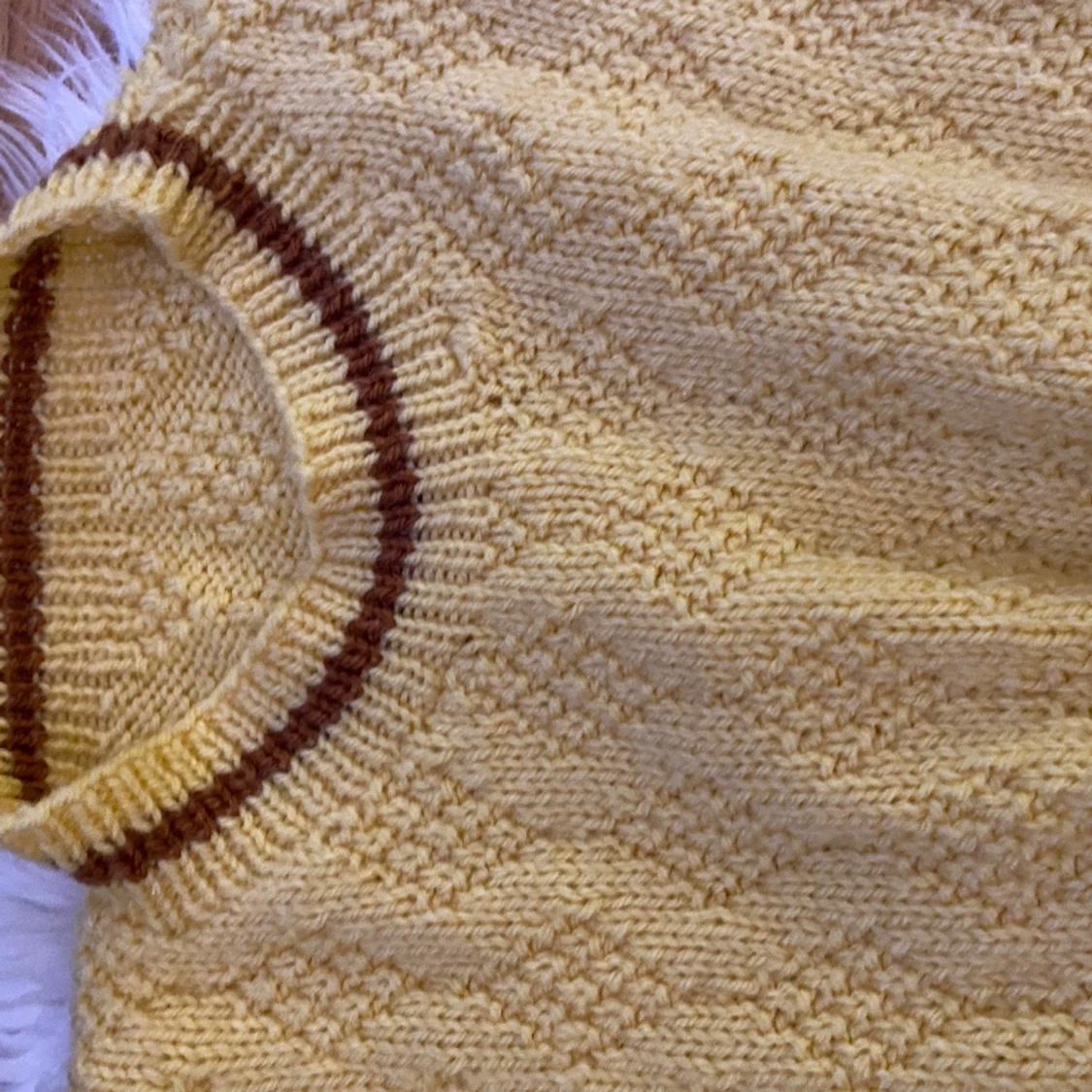 Handgjord stickad tröja - 90