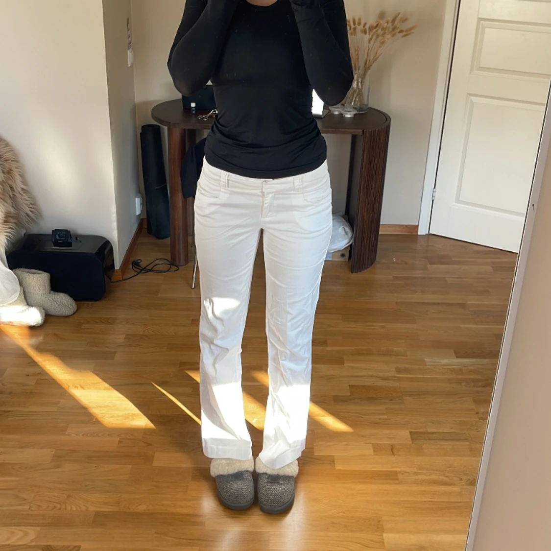 Lågmidjade kostymbyxor  - 90