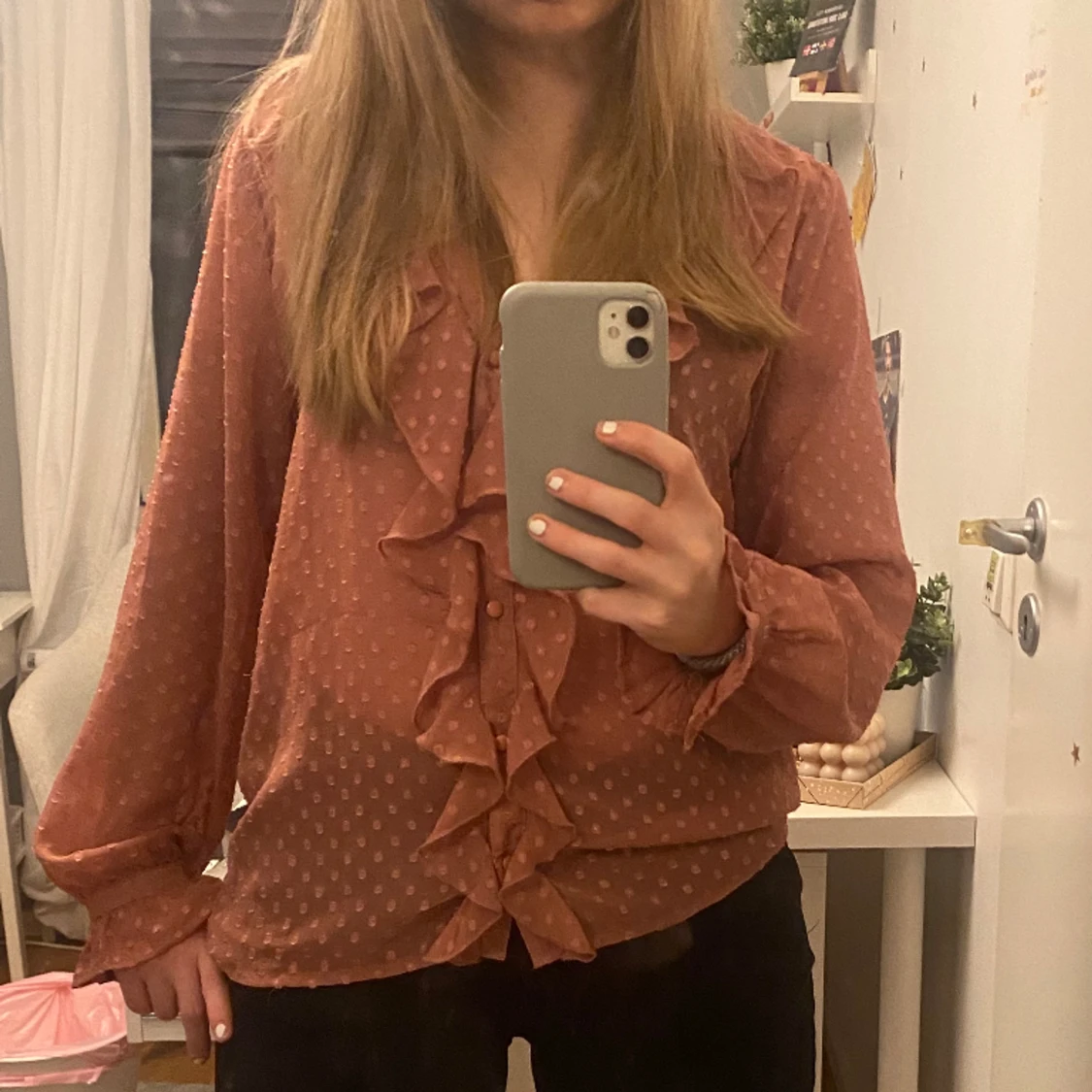 Super fin volang blus