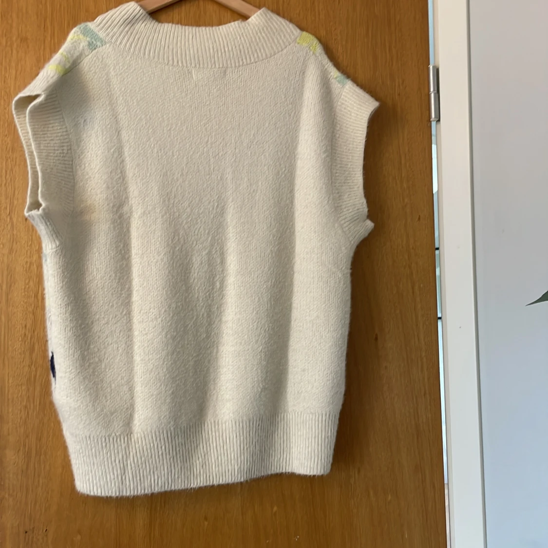 Oversized stickad väst - 90