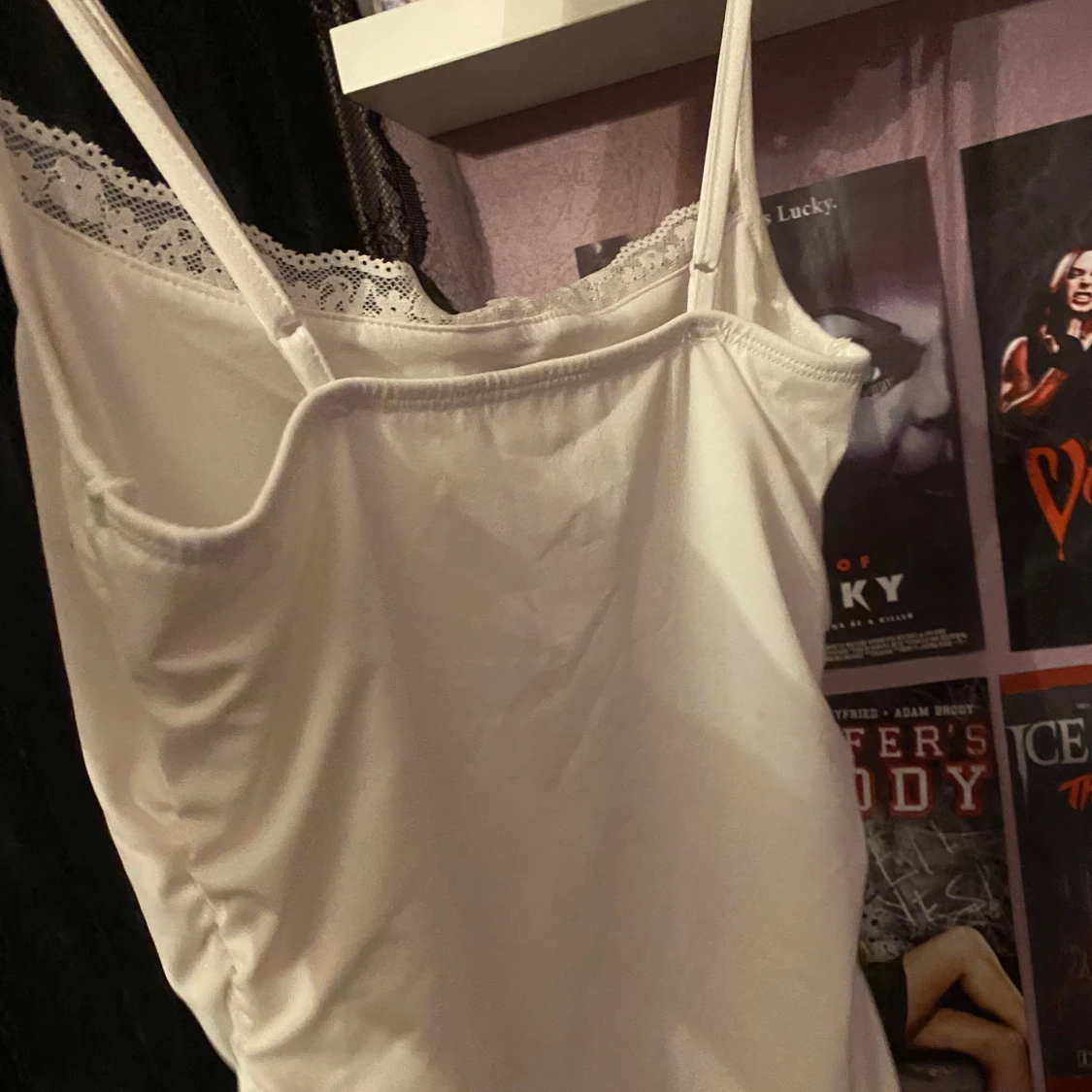 Söt vit klänning - 91