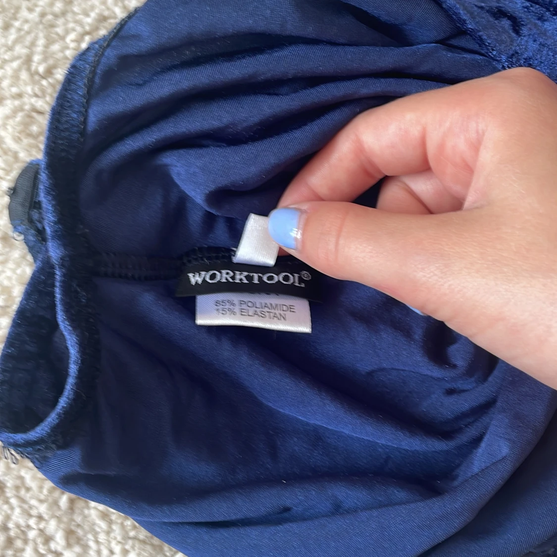 Marinblå gymnastikdräkt - 91