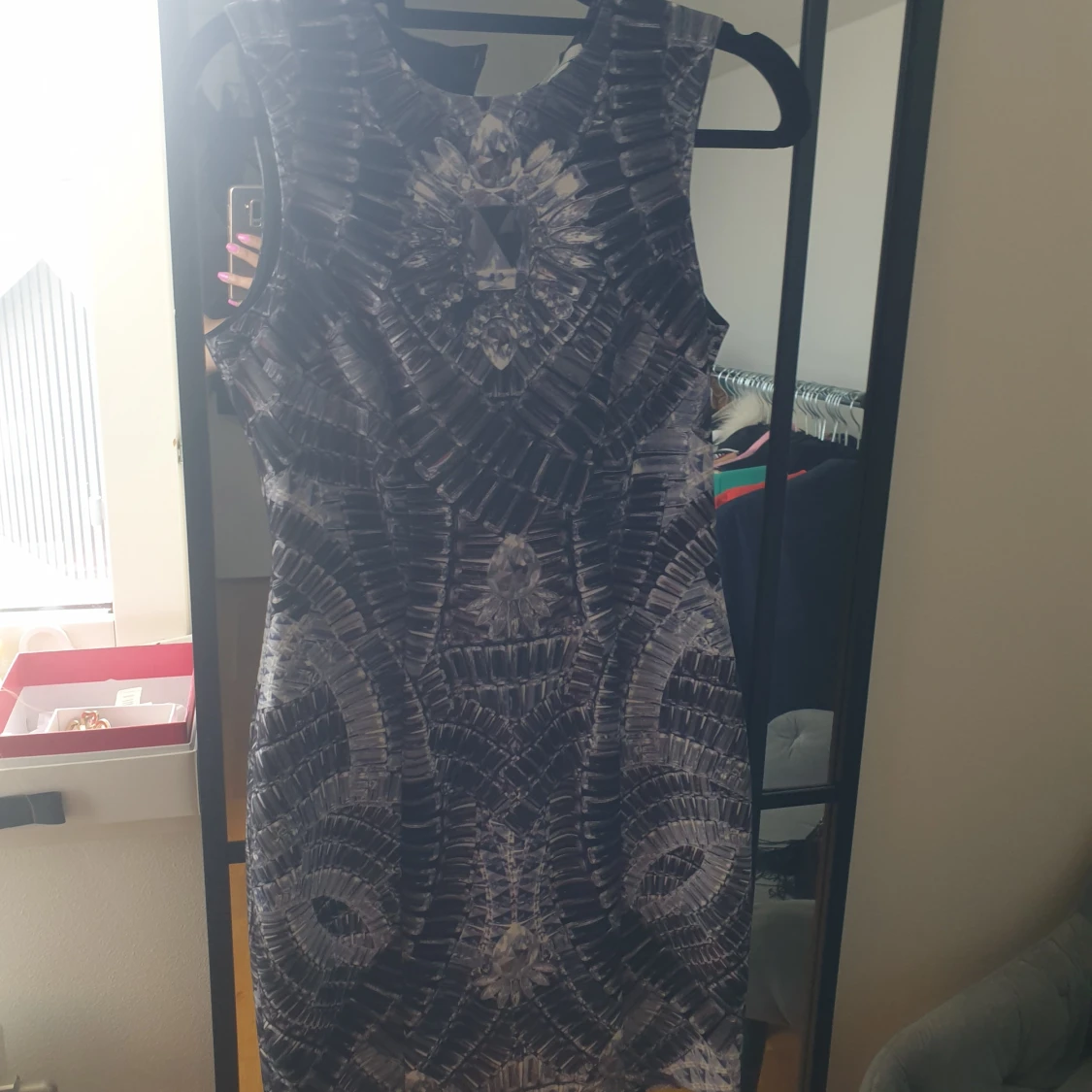 Diamantmönster klänning 