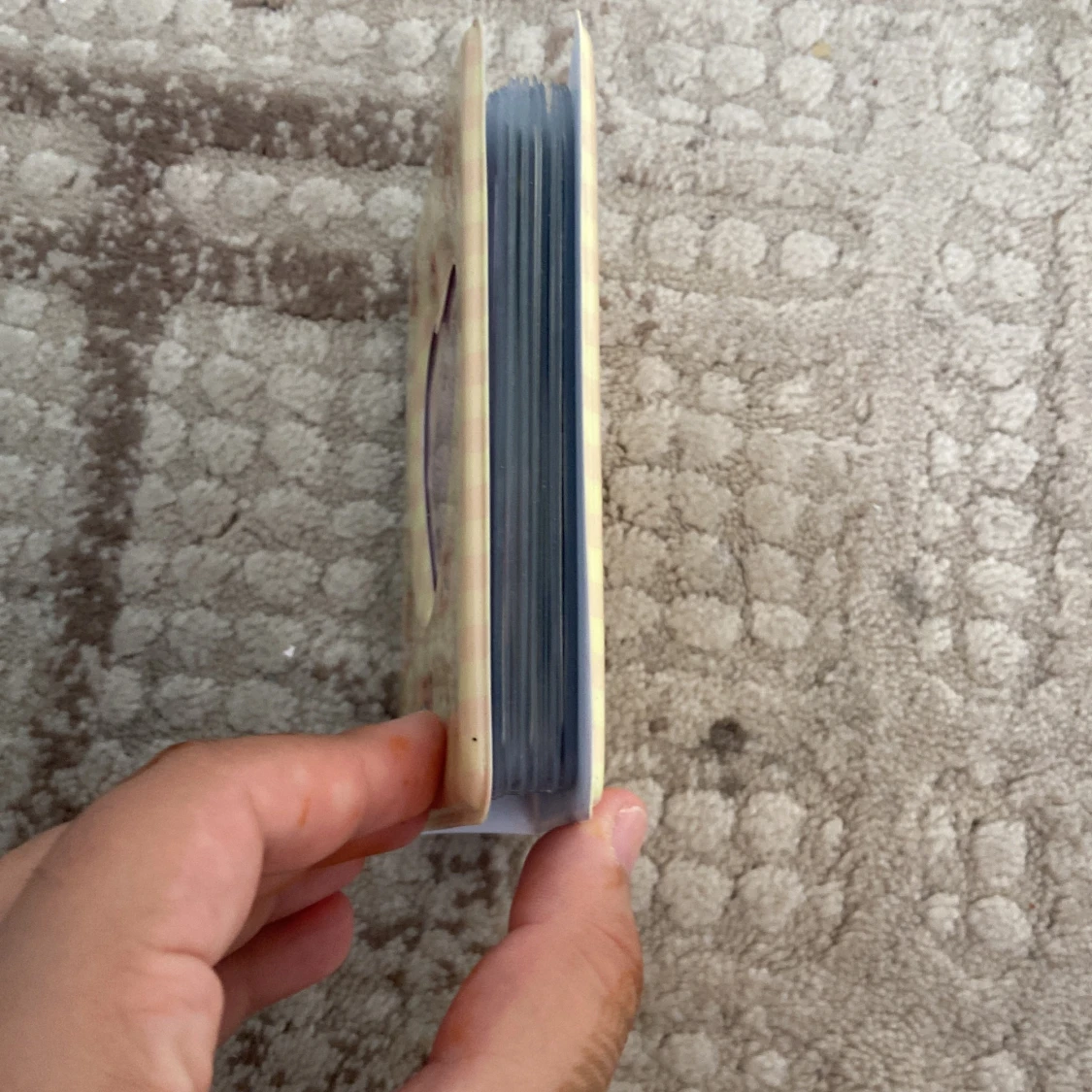 Gul och rosa plånbok med kattmönster - 90