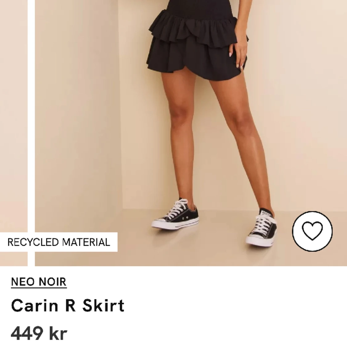 Helt oanvänd volangkjol - 91