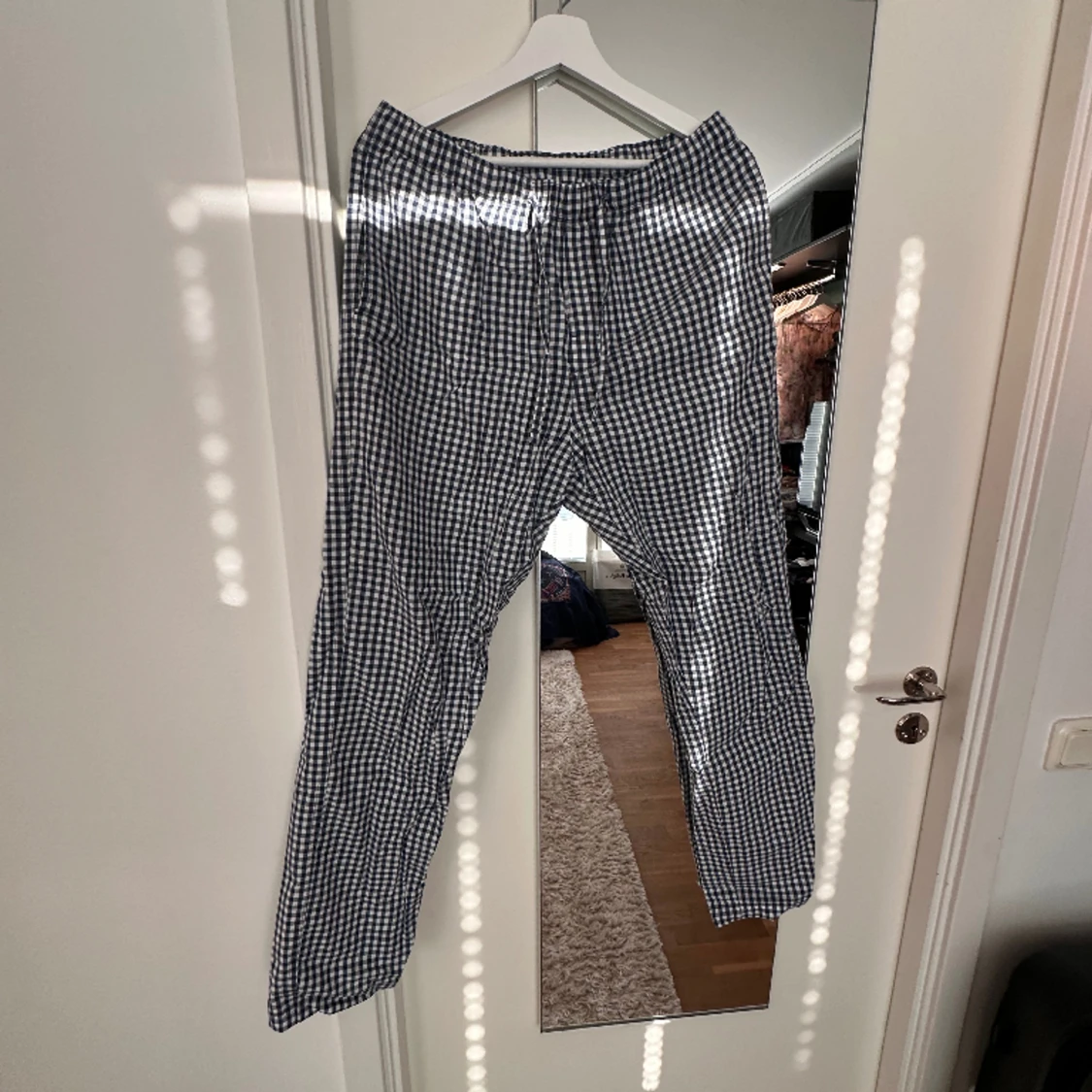 Rutiga byxor/ pyjamasbyxor 