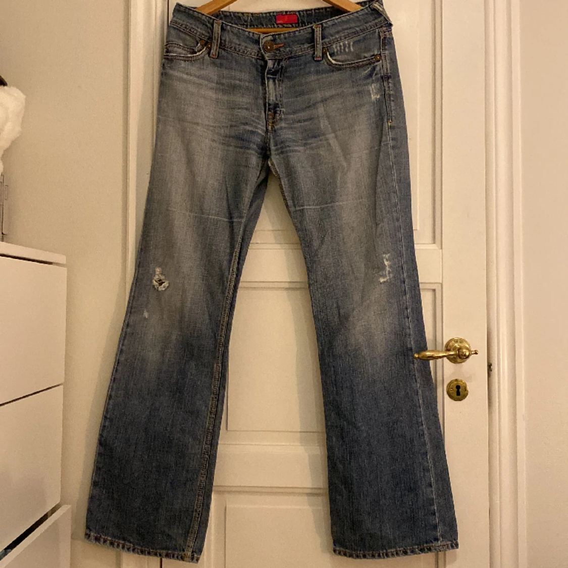 Lågmidjade bootcut jeans - 91