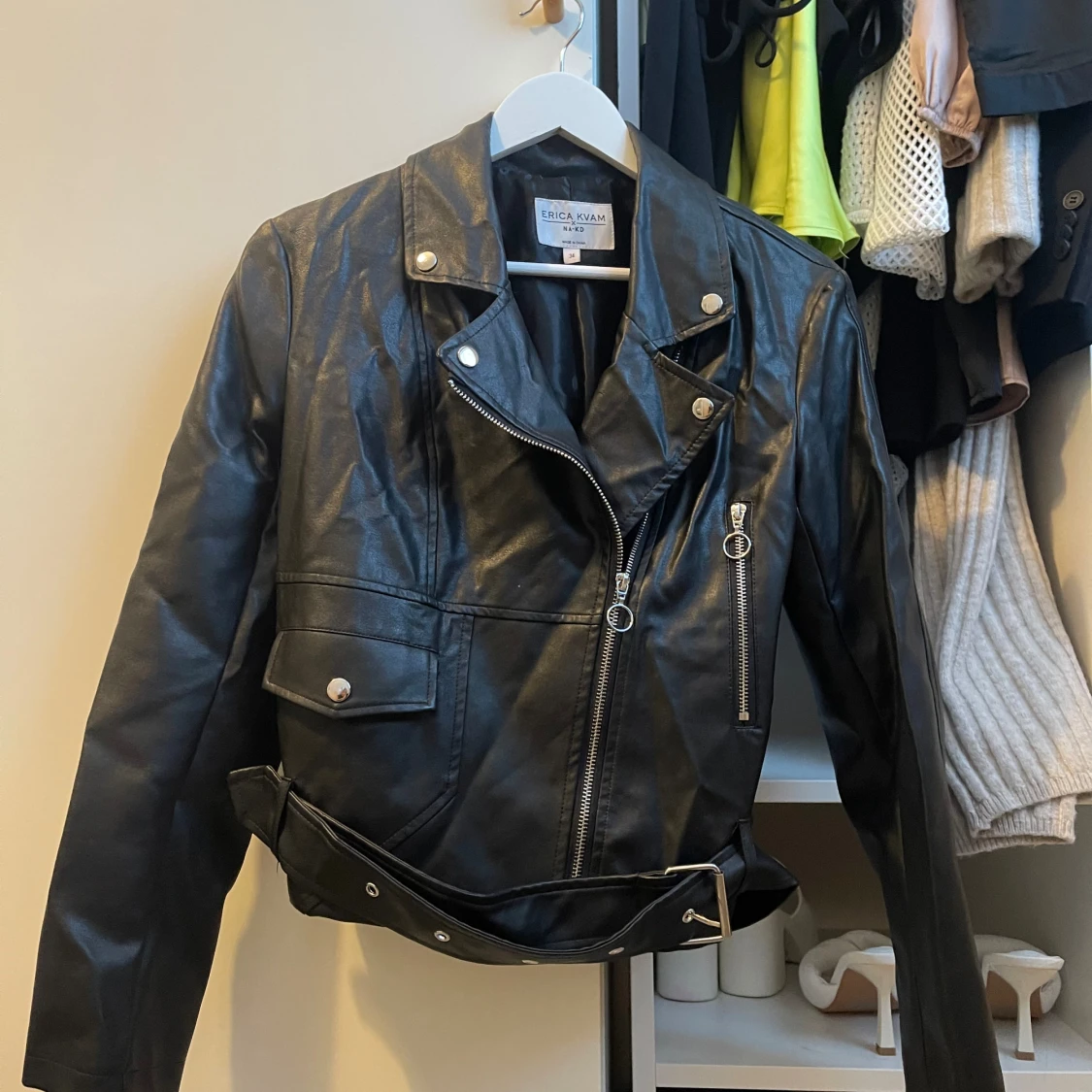 Faux Leather Jacka - 90