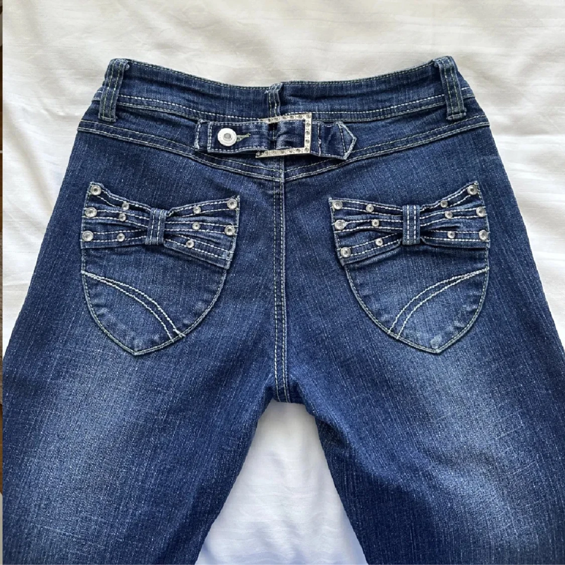 Lågmidjade bootcut jeans  - 90