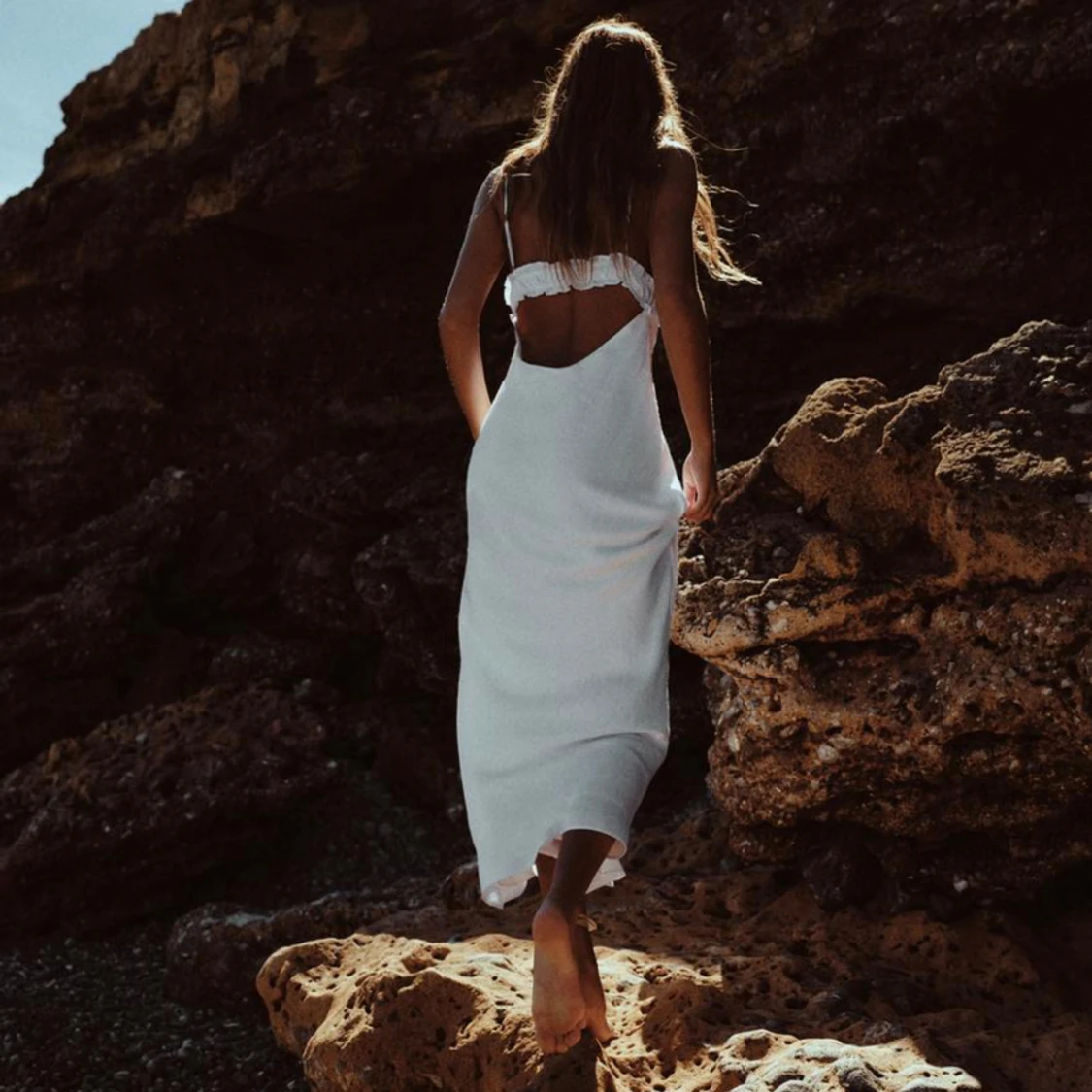 Vit sommarklänning - 91