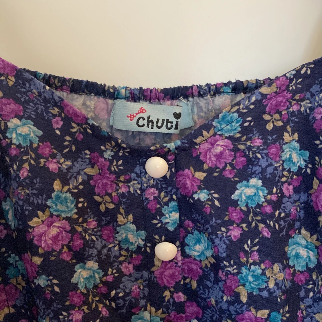 Blommig klänning  - 92