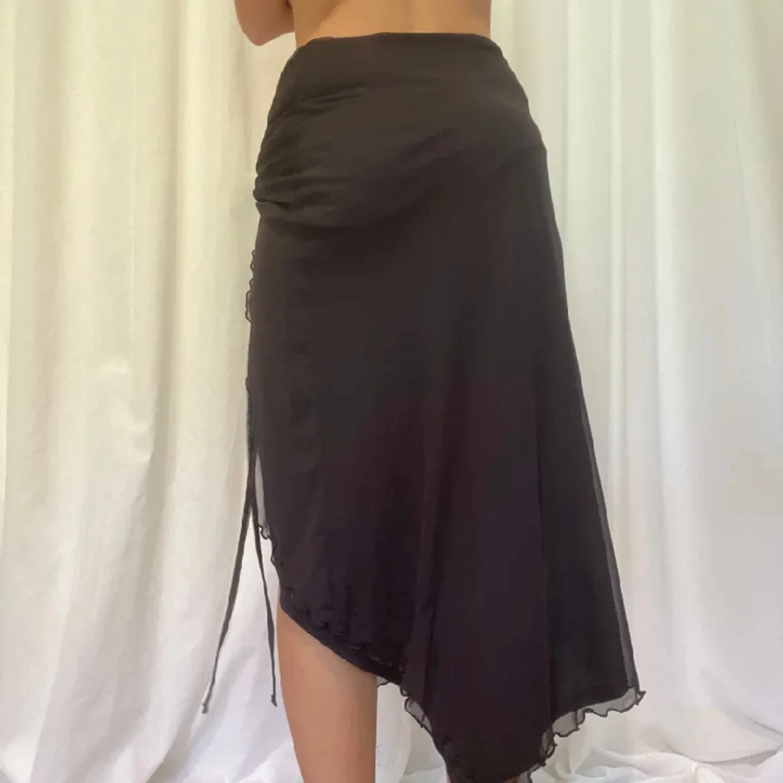 Svart mesh kjol - 91