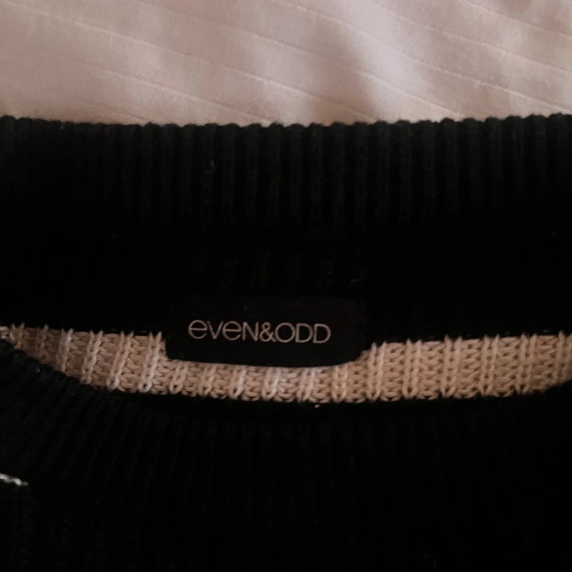 Randig stickad tröja - 91