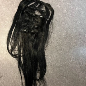 60 cm löshår Rapunzel  - Svart 60 cm 