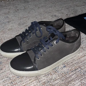 Lanvins i nyskick - Gråa Lanvins i nyskick. Köptes för 2499kr, inte använda av mig. Pris kan diskuteras vid snabb affär. Storlek 42. Byten kan vara intressant. Skriv om du har frågor.