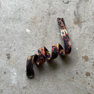 Distressed Belt - This belt comes distressed and with a boro boro inspired type of stitching.