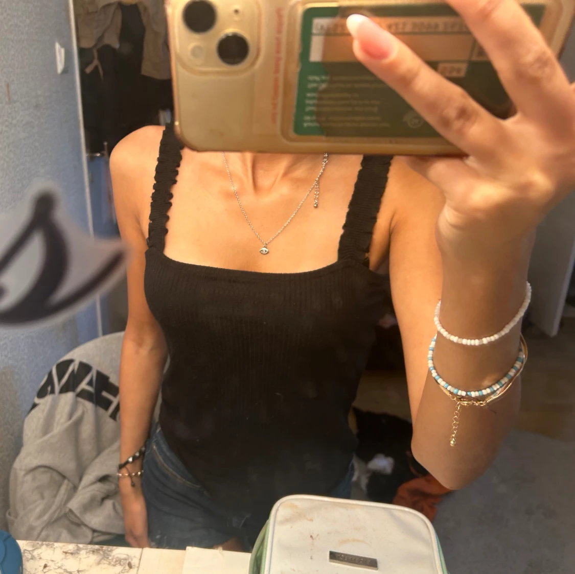 svart sommar topp - 90