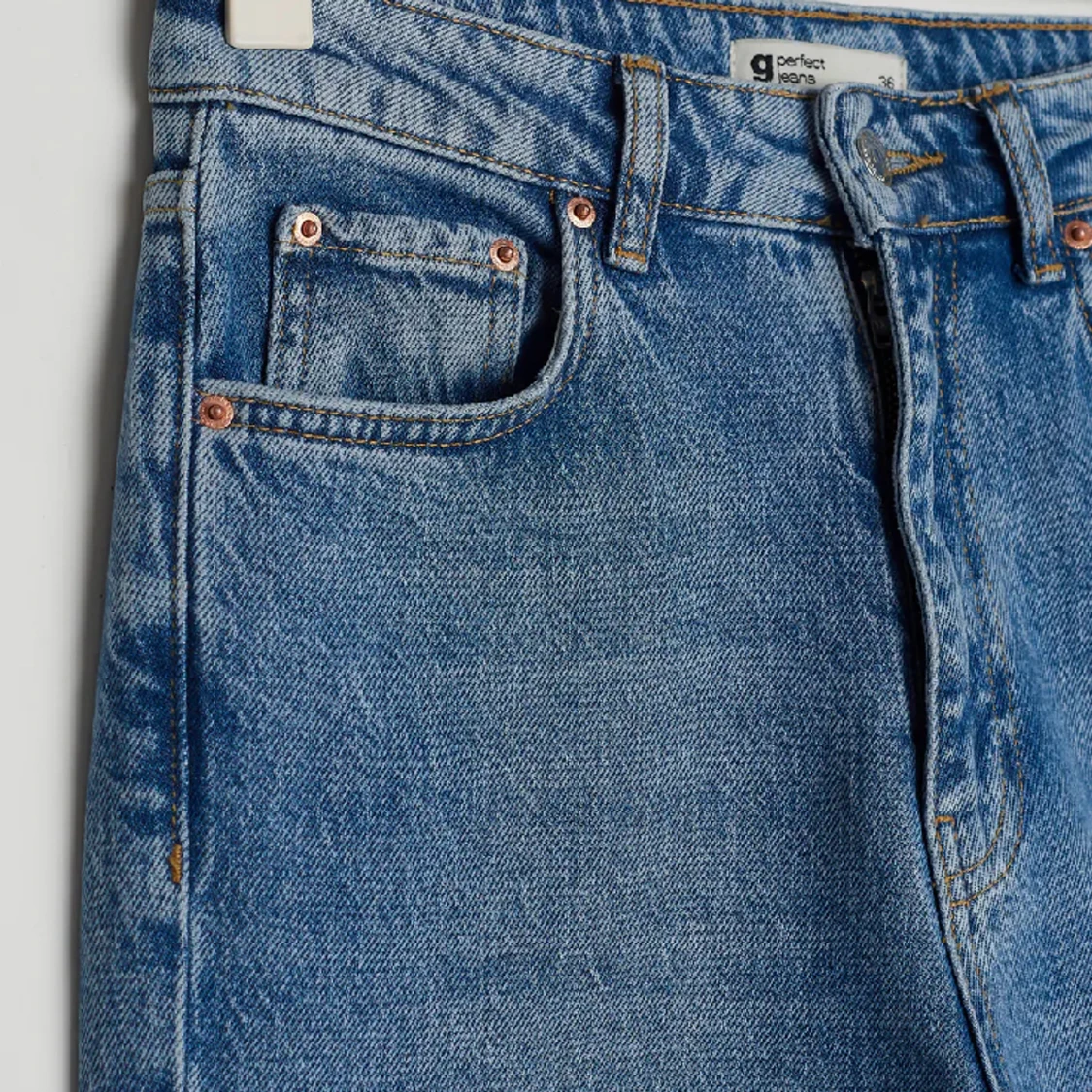 Jeans med slits  - 90