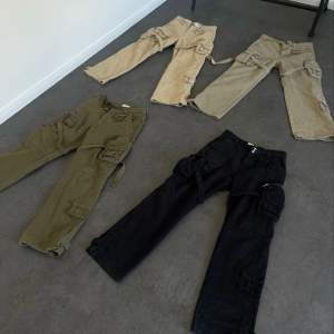 Trendt Vision cargo pants Khaki size: L Svarta size: M Nypris: 150€