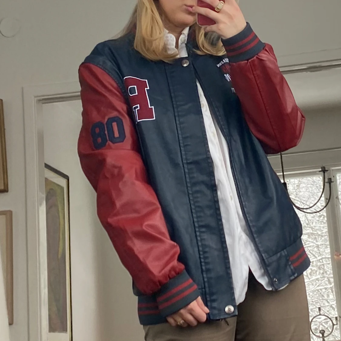 Oversize baseballjacka💓 - 91