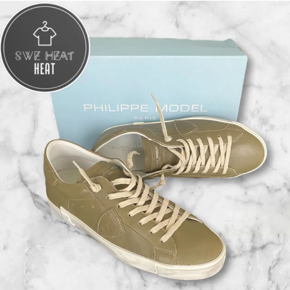 Tja, säljer nu dessa galet feta Philippe model skor i storlek 41. Skick 10/10 helt nya med box! Hör av dig vid frågor eller funderingar!. Skor.
