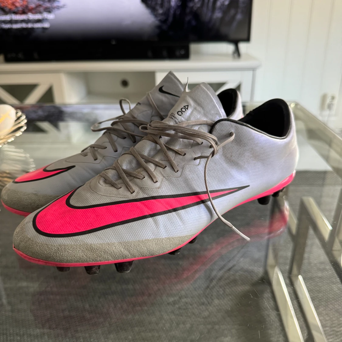 Nike - Mercurial Vapor X AG Grå/Rosa/Svart - 90