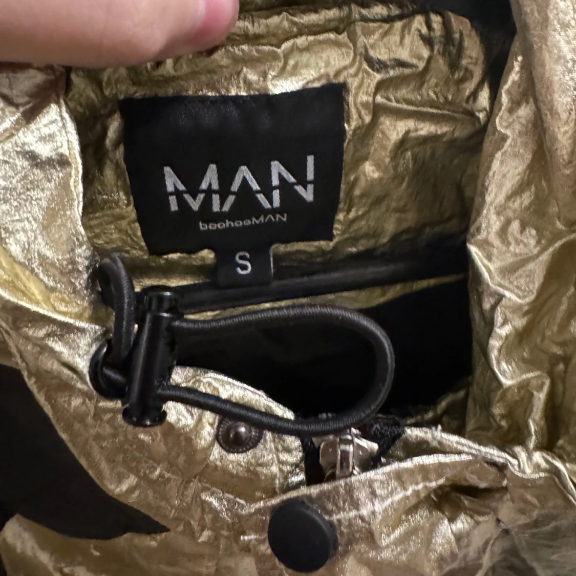 Guldfärgad jacka herr - 90